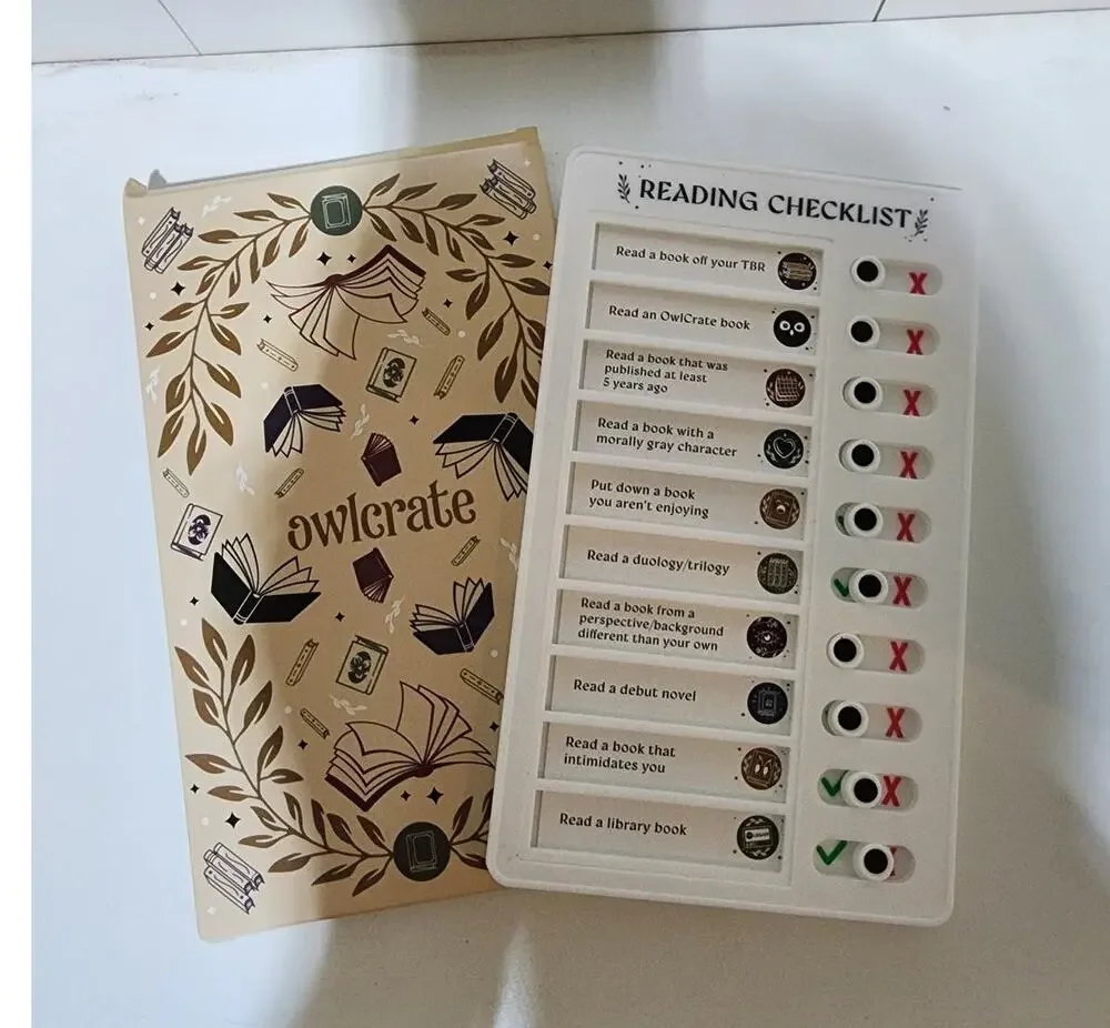 Owlcrate Reading Checklist